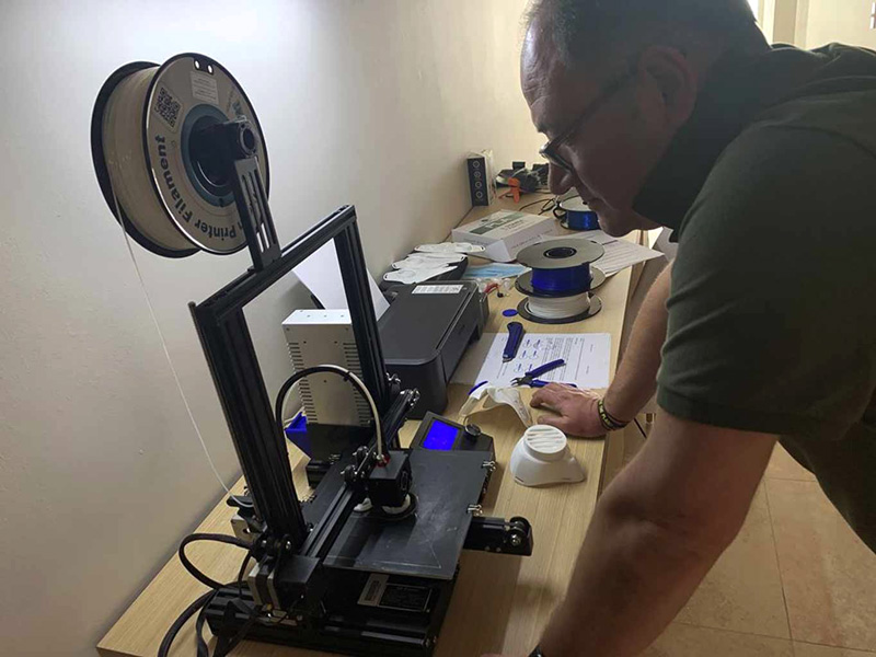 Impresora en 3D utilizada en Zacatecas